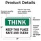 Signmission Safety Culture Sign, 7 in Width, Vinyl Decal, Rectangle OS-2PACK-TS-D-57-L-19621 - alternate 6